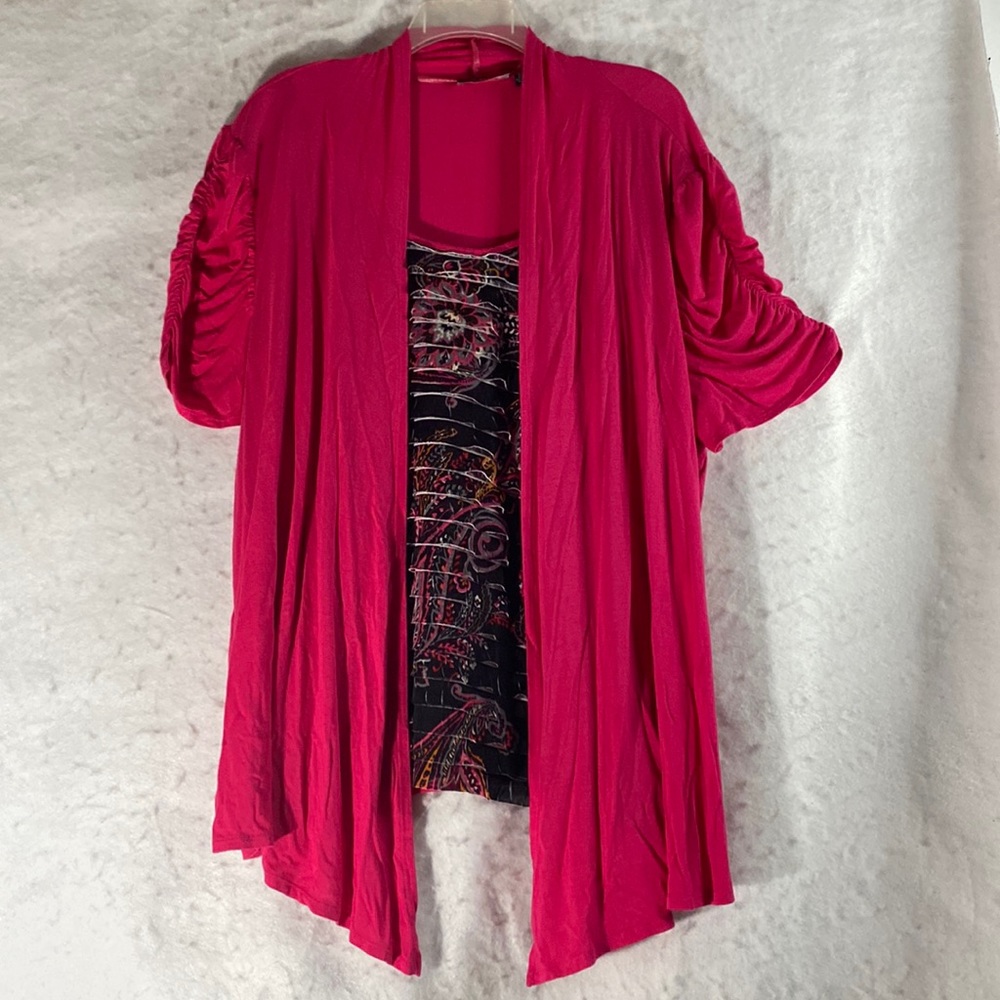 Vibrant Pink Women's Top Set